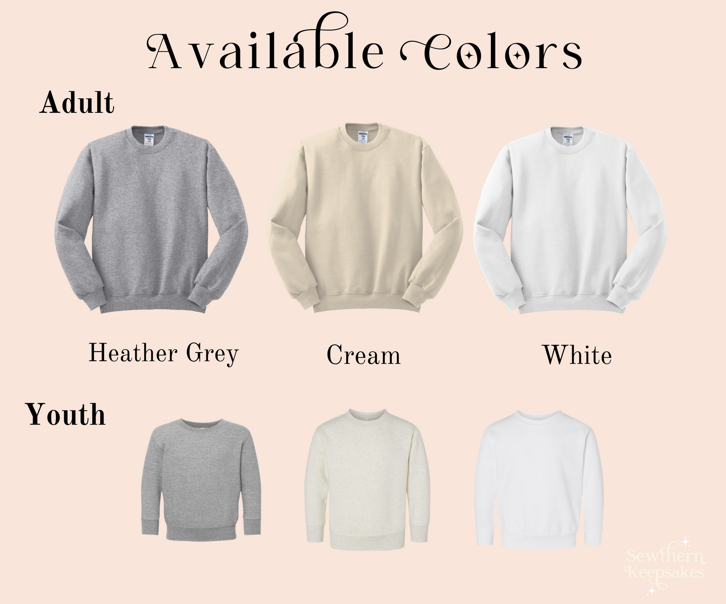 Embroidered MAMA & MINI Keepsake Sweatshirt SET