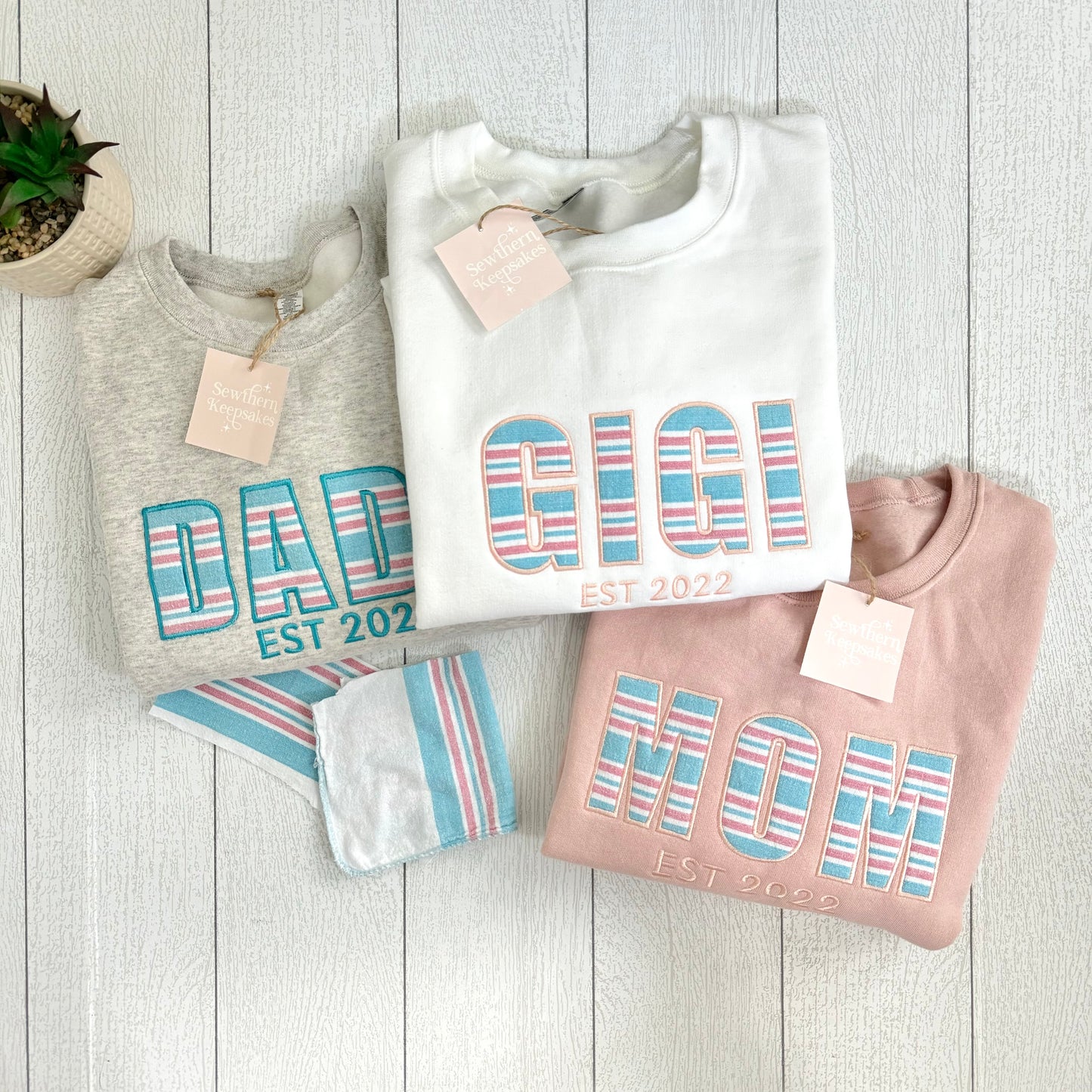 Embroidered Customizable Keepsake Sweatshirt